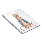 Peter das Kaninchen Erster Geburtstag Notizblock (Rechte Seite)