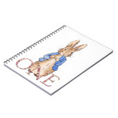 Peter das Kaninchen Erster Geburtstag Notizblock (Linke Seite)