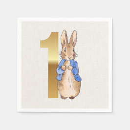 Peter das Kaninchen Erster Geburtstag Serviette