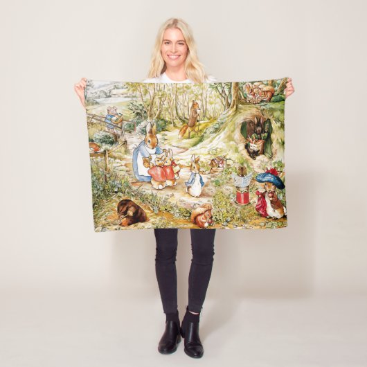 Peter das Kaninchen Fleecedecke (Beispiel)
