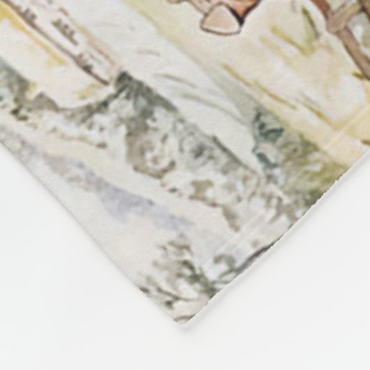 Peter das Kaninchen Fleecedecke (Ecke)