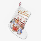 Peter das Kaninchen Frohe Weihnachtsbaum Kleiner Weihnachtsstrumpf (Vorderansicht (hängend))