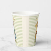 Peter das Kaninchen Gemüse pflücken ersten Geburts Pappbecher (Rechts)