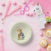 Peter das Kaninchen Gemüse pflücken ersten Geburts Pappteller (Party)