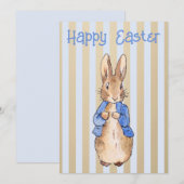 Peter das Kaninchen Gruß Ostern Feiertagskarte (Vorne/Hinten)