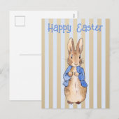 Peter das Kaninchen Gruß Ostern Feiertagspostkarte (Vorne/Hinten)