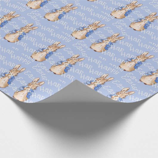 Peter das Kaninchen Gruß Ostern Geschenkpapier (Ecke)