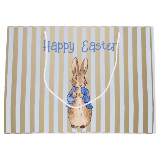 Peter das Kaninchen Gruß Ostern Große Geschenktüte (Vorderseite)