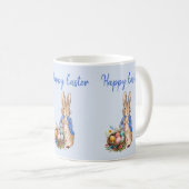 Peter das Kaninchen Gruß Ostern Kaffeetasse (VorderseiteRechts)