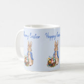Peter das Kaninchen Gruß Ostern Kaffeetasse (Vorderseite Links)