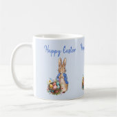 Peter das Kaninchen Gruß Ostern Kaffeetasse (Links)