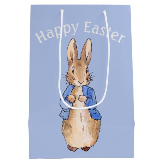 Peter das Kaninchen Gruß Ostern Mittlere Geschenktüte (Rückseite)