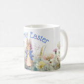 Peter das Kaninchen Happy Oaster Kaffeetasse (VorderseiteRechts)