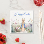 Peter das Kaninchen Happy Oaster Serviette (Beispiel)