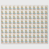 Peter das Kaninchen in der Pot-Pflanze Geschenkpapier (Flach)