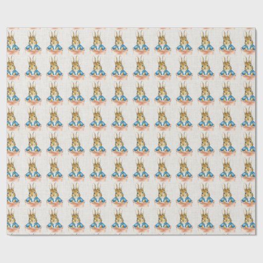 Peter das Kaninchen in der Pot-Pflanze Geschenkpapier (Flach)