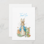 Peter das Kaninchen in seinem Garten Danke (Vorne/Hinten)