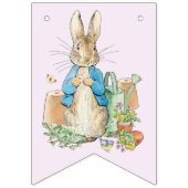 Peter das Kaninchen in seinem Garten Wimpelkette (Dritte Fahne)