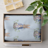 Peter das Kaninchen mit Ostereig-Korb Seidenpapier (Geschenk)