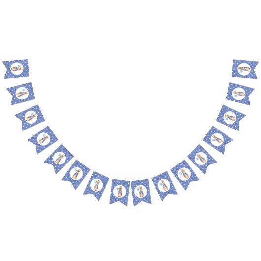 Peter das Kaninchen mit Sternmuster Wimpelkette (Alle)