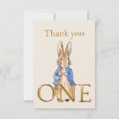 Peter das Kaninchen ONE Danke (Vorderseite)