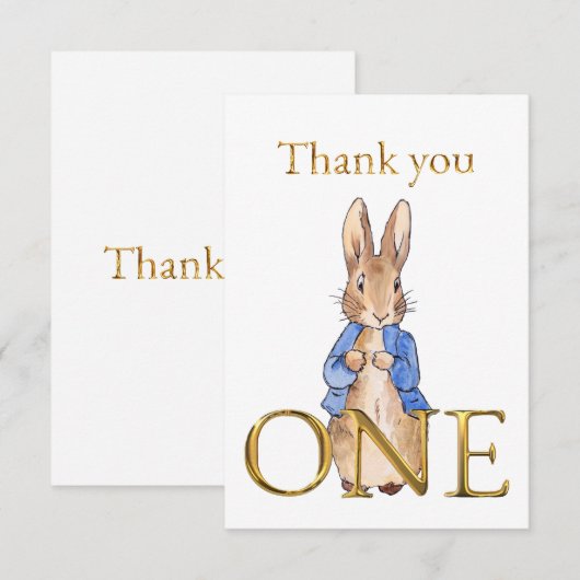 Peter das Kaninchen ONE Danke (Vorne/Hinten)