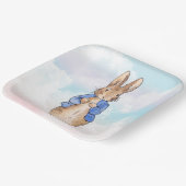 Peter das Kaninchen pastellblau und rosa Wolken Pappteller (Gewinkelt)