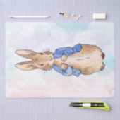 Peter das Kaninchen pastellblau und rosa Wolken Seidenpapier (Handwerk)