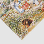 Peter das Kaninchen Seidenpapier (Ausschnitt)