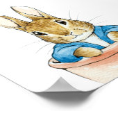 Peter das Kaninchen sitzt in einem Pflanze Pot Poster (Ecke)