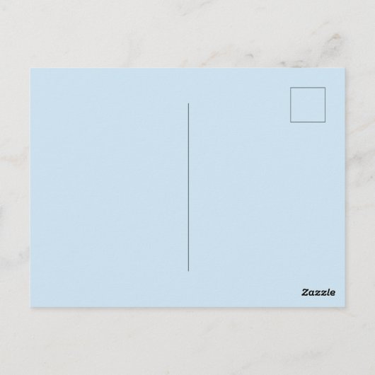 Peter das Kaninchen sitzt in einem Topf Postkarte (Rückseite)