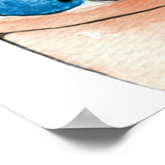 Peter das Kaninchen sitzt in Pflanze Pot Poster (Ecke)