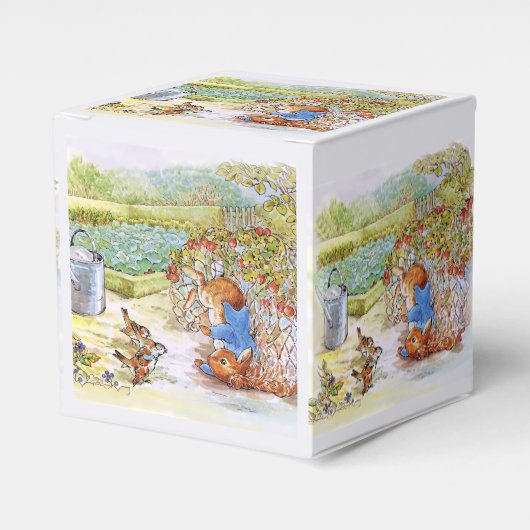 Peter das Kaninchen Tumbling in Vegie Patch Geschenkschachtel (Vorderseite)
