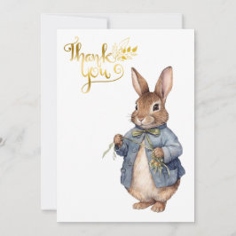 Peter das Kaninchen Vielen Dank Dankeskarte