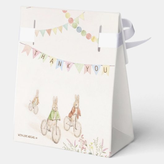 Peter das Rabbit Bunny Gender Neutral Baby Geschenkschachtel (Rückseite)