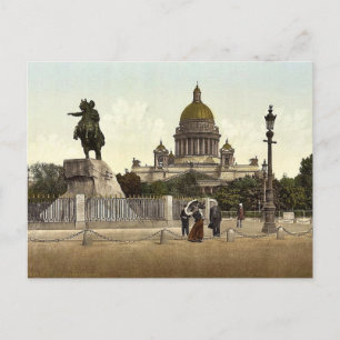 Peter der Große Platz, St. Petersburg, Russland Cl Postkarte