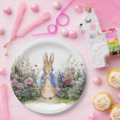 Peter der Kaninchen Aquarellgarten Pappteller (Party)