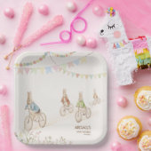 Peter der Kaninchen-Bunny-Gender-Neutral-Baby-Dusc Pappteller (Party)