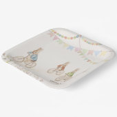 Peter der Kaninchen-Bunny-Gender-Neutral-Baby-Dusc Pappteller (Gewinkelt)