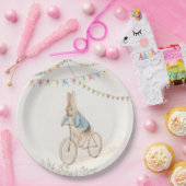 Peter der Kaninchen-Bunny-Gender-Neutral-Baby-Dusc Pappteller (Party)