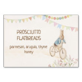 Peter der Kaninchen Bunny Gender Neutral Buffet Fo Tischnummer (Vorderseite)