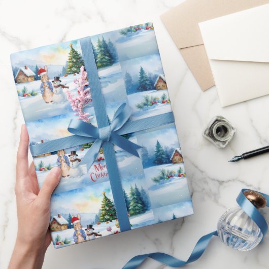 Peter der Kaninchen Ginger Brothaus Geschenkpapier (Schenken)