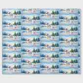 Peter der Kaninchen Ginger Brothaus Geschenkpapier (Flach)