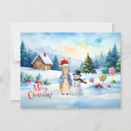 Peter der Kaninchen Ginger Brothaus Postkarte