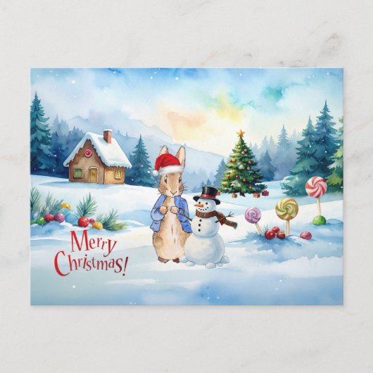 Peter der Kaninchen Ginger Brothaus Postkarte (Vorderseite)