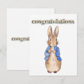Peter der Kaninchen Herzlichen Glückwunsch Wildblu (Vorne/Hinten)