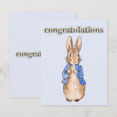 Peter der Kaninchen Herzlichen Glückwunsch Wildblu (Vorne/Hinten)