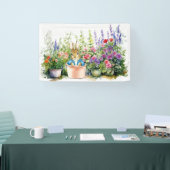 Peter der Kaninchen im Garten Banner (Messe)