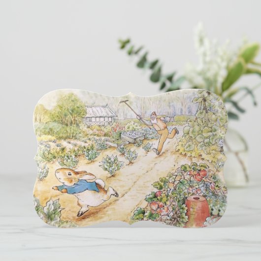 Peter der Kaninchen im Garten von Herrn Mc Gregor Einladung (Stehend Vorderseite)