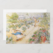 Peter der Kaninchen im Garten von Herrn Mc Gregor Einladung (Vorne/Hinten)